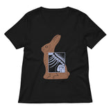 Bunny X-Ray Women's V-Neck Tee