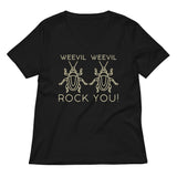 Weevil Weevil Rock You! Women's V-Neck Tee