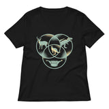 Kangaroo Venn Diagram Women's V-Neck Tee