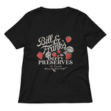Bill And Frank's Berry Preserves Women's V-Neck Tee