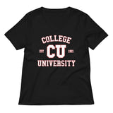 College University Women's V-Neck Tee