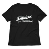 3 Ninjas Women's V-Neck Tee