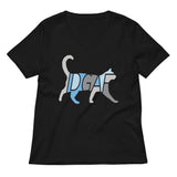 IDGAF Women's V-Neck Tee