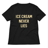 Ice Cream Never Lies Women's V-Neck Tee