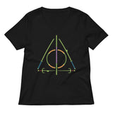 Turtley Hallows Women's V-Neck Tee