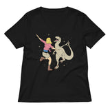 Park Of Stars Women's V-Neck Tee