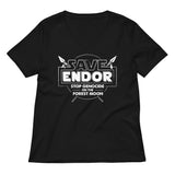 Save Endor Women's V-Neck Tee