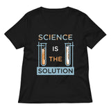 Science Is The Solution Women's V-Neck Tee