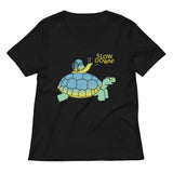 Slow Down! Women's V-Neck Tee
