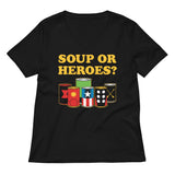 Soup Or Hero? Women's V-Neck Tee