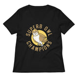 Superb Owl Women's V-Neck Tee