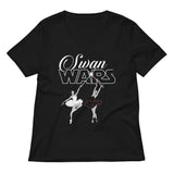 Swan Wars Women's V-Neck Tee