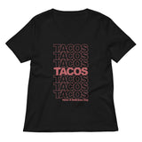 Tacos Tacos Tacos Women's V-Neck Tee