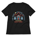 The Best Outdoor Activity Women's V-Neck Tee