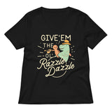 Give'em The Ol' Razzle Dazzle Women's V-Neck Tee