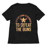 Let's Get Down To Business To Defeat The Buns Women's V-Neck Tee