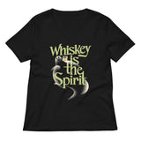 Whiskey Is The Spirit Women's V-Neck Tee