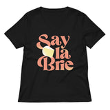 Say La Brie Women's V-Neck Tee
