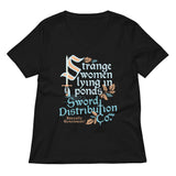 Strange Women Lying In Ponds Sword Distribution Co Women's V-Neck Tee