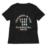 Trained In The Classical Arts Women's V-Neck Tee