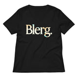 Blerg Women's V-Neck Tee