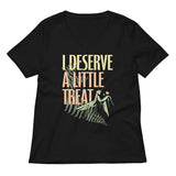 I Deserve A Little Treat Women's V-Neck Tee