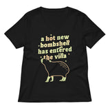 A Hot New Bombshell Has Entered The Villa Women's V-Neck Tee