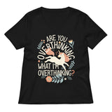 Are You Overthinking What I'm Overthinking? Women's V-Neck Tee