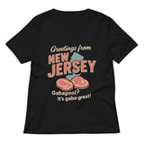 Greetings From New Jersey Women's V-Neck Tee