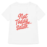 Not Today Satan Women's V-Neck Tee
