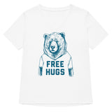 Free Hugs Bear Women's V-Neck Tee