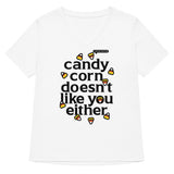 Candy Corn Doesn't Like You Either Women's V-Neck Tee
