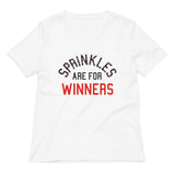 Sprinkles Are For Winners Women's V-Neck Tee