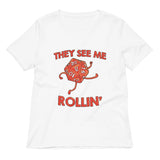 They See Me Rollin' Women's V-Neck Tee