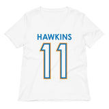 Hawkins 11 Women's V-Neck Tee