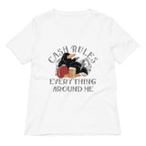Cash Rules Everything Around Me Women's V-Neck Tee