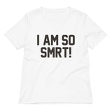 I Am So Smrt Women's V-Neck Tee