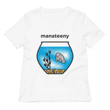 Manateeny Women's V-Neck Tee