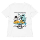 The Conspiracy Club Women's V-Neck Tee