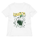 Llucky Llama Women's V-Neck Tee