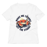 Make Me Crabby Get The Stabby Women's V-Neck Tee