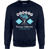 Wonder Bowl - Downey, CA - Vintage Bowling Alley - Unisex Sweatshirt