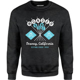 Wonder Bowl - Downey, CA - Vintage Bowling Alley - Unisex Sweatshirt