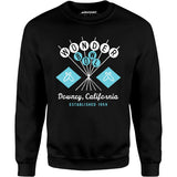 Wonder Bowl - Downey, CA - Vintage Bowling Alley - Unisex Sweatshirt