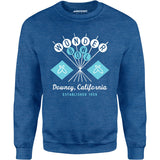 Wonder Bowl - Downey, CA - Vintage Bowling Alley - Unisex Sweatshirt