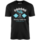 Wonder Bowl - Downey, CA - Vintage Bowling Alley - Unisex T-Shirt