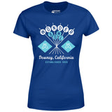 Wonder Bowl - Downey, CA - Vintage Bowling Alley - Women's T-Shirt