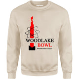 Woodlake Bowl - Woodland Hills, CA - Vintage Bowling Alley - Unisex Sweatshirt