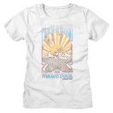 Woodstock - Peace And Music Landscape Womens T-Shirt