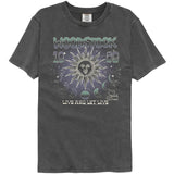Woodstock - Sun And Moon Phases Vintage Wash Black T-Shirt